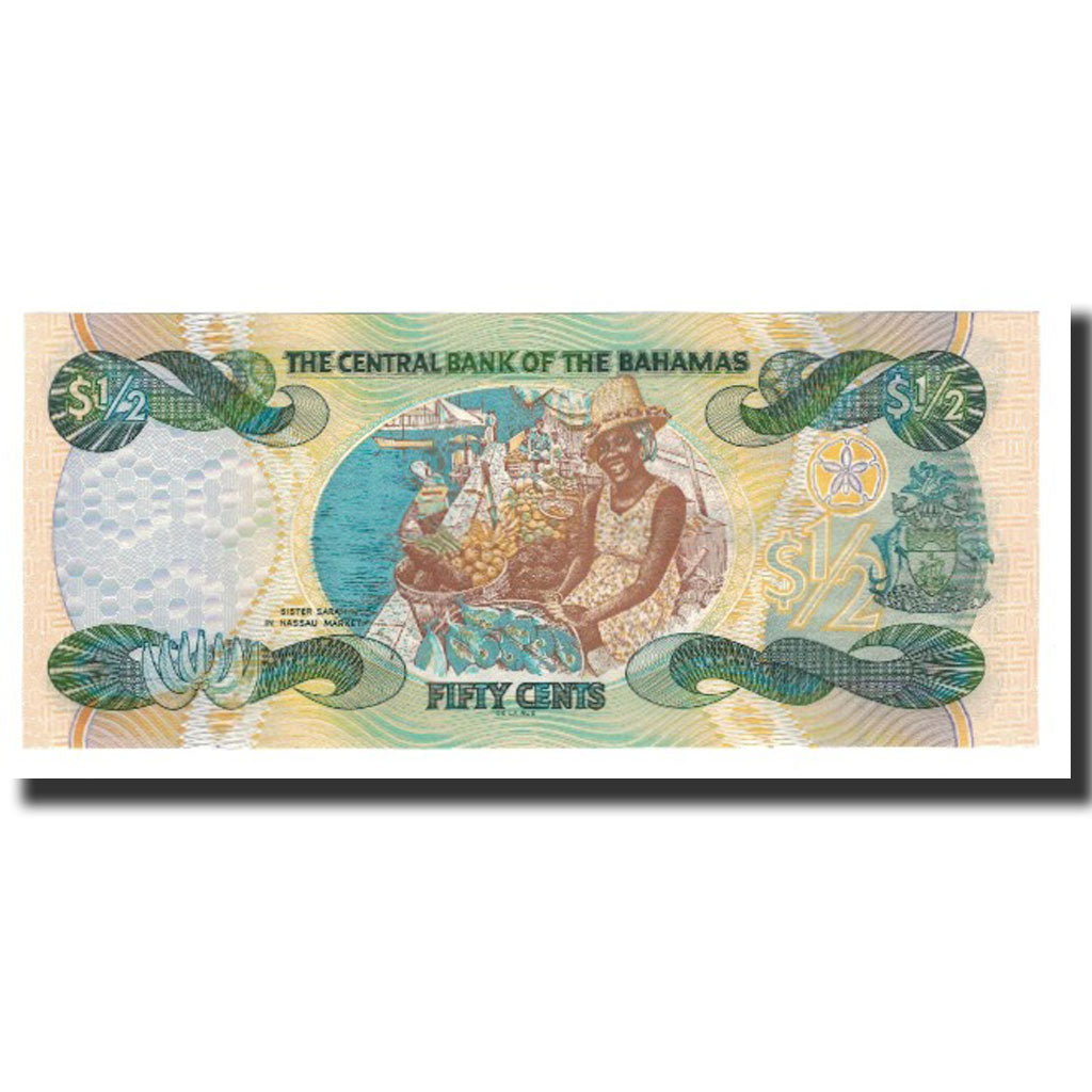 Bahamas, 1/2 Dollar, 2001, KM:68, UNC(65-70)