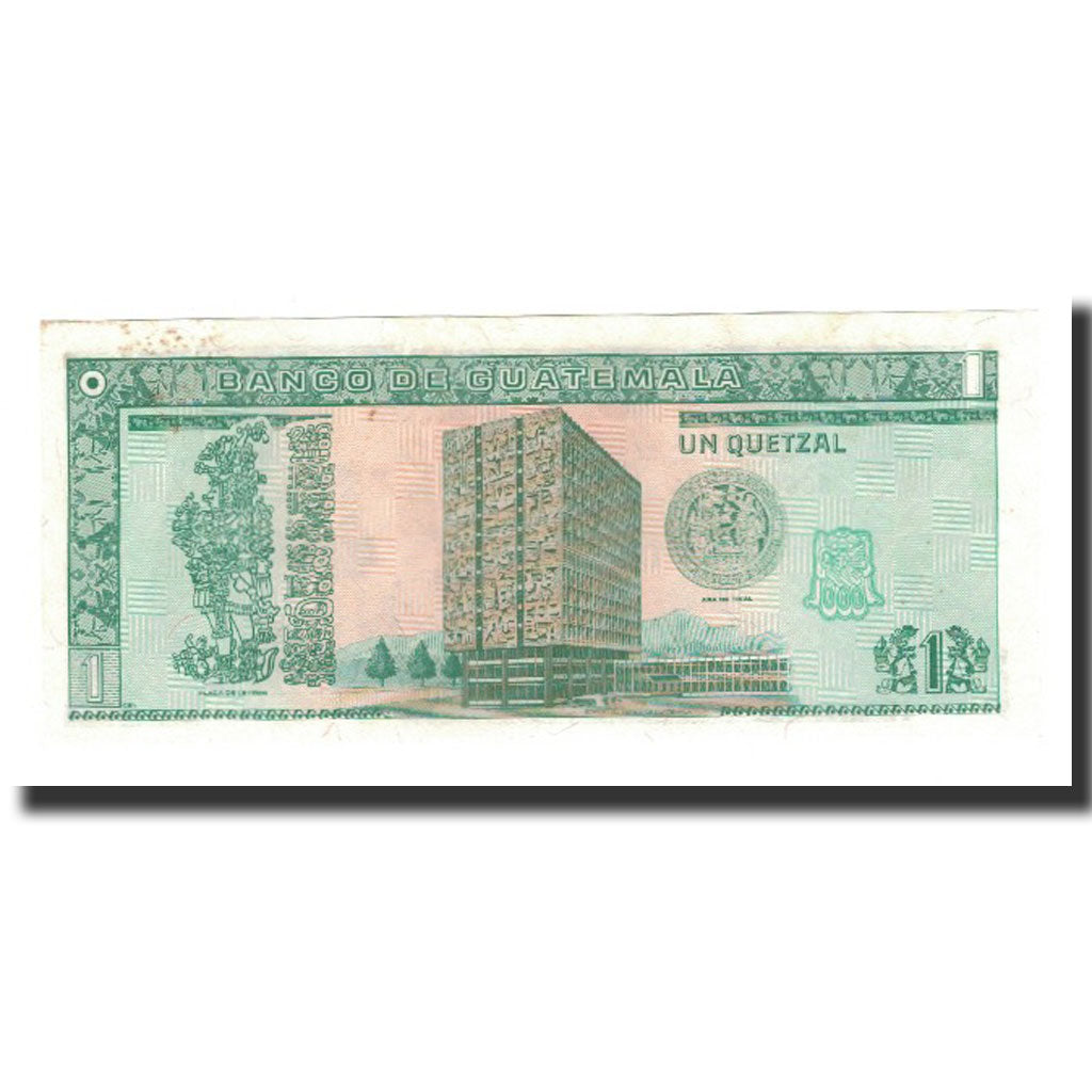 Banconote, Guatemala, 1 Quetzal, KM:87c, 1995-09-06, SPL+