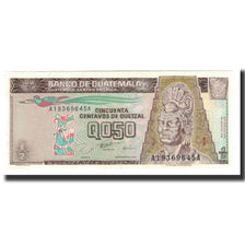 Biljet, Guatemala, 1/2 Quetzal, 1996-08-28, KM:96a, NIEUW