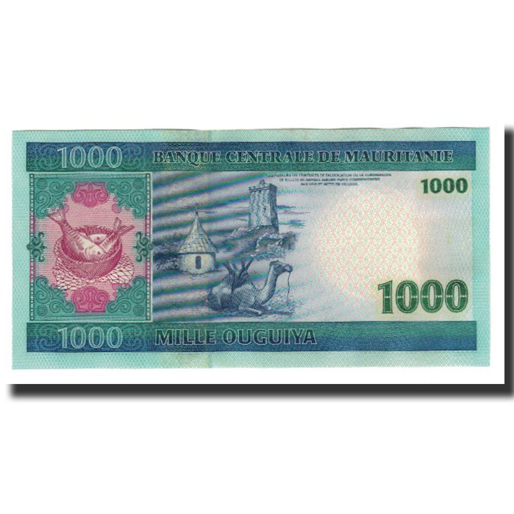 Banknote, Mauritania, 1000 Ouguiya, 2004-11-28, KM:13a, UNC(65-70)