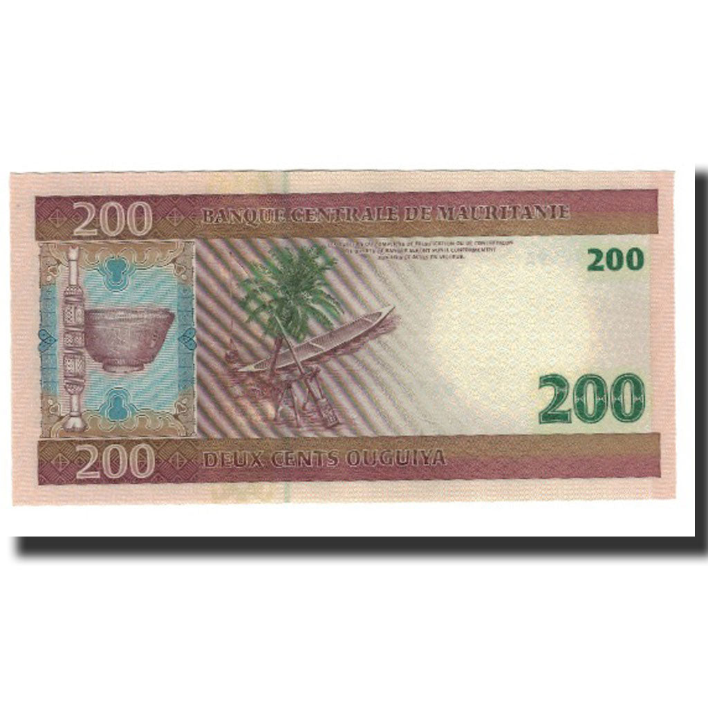 Banknote, Mauritania, 200 Ouguiya, 2004-11-28, KM:11a, UNC(65-70)