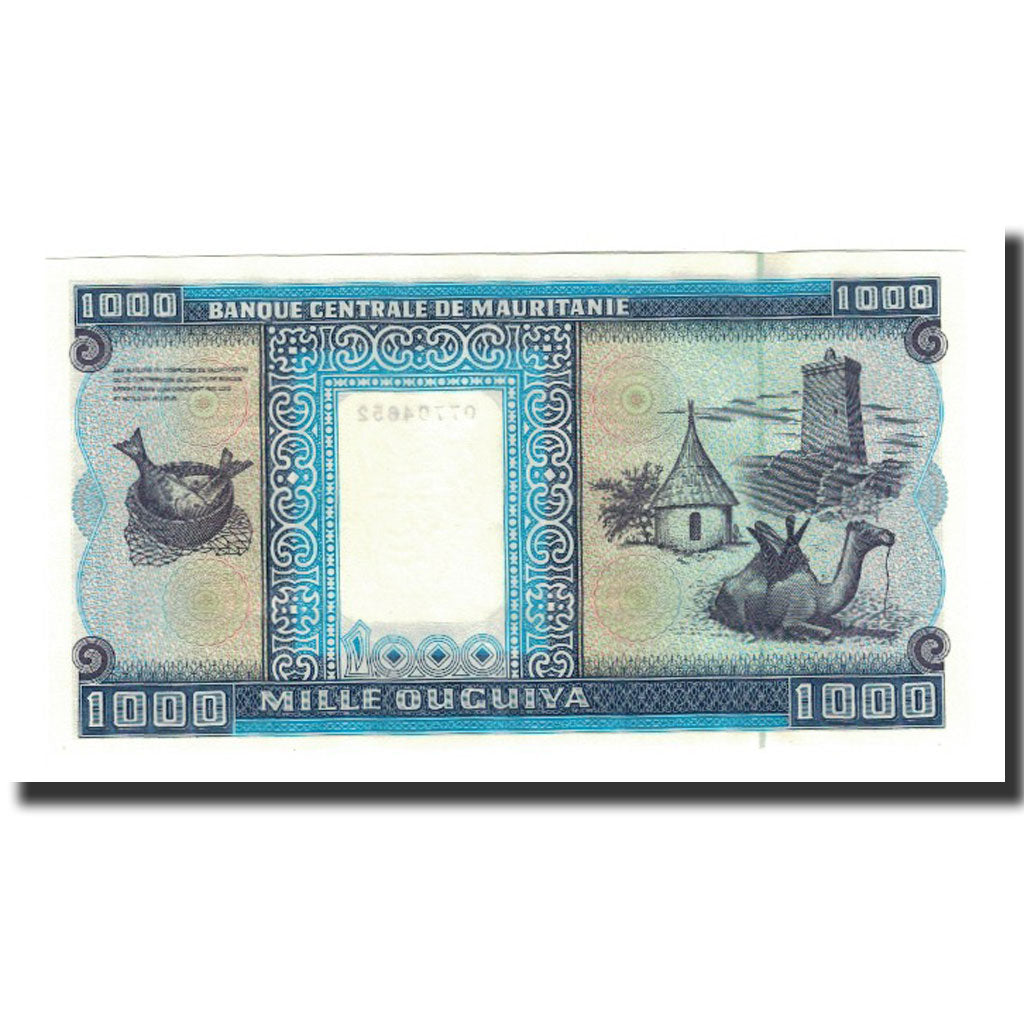 Billete, 1000 Ouguiya, Mauritania, KM:9c, 2002-11-28, UNC
