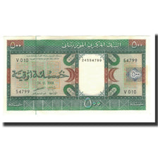 Billet, Mauritanie, 500 Ouguiya, 2001-11-28, KM:8b, NEUF