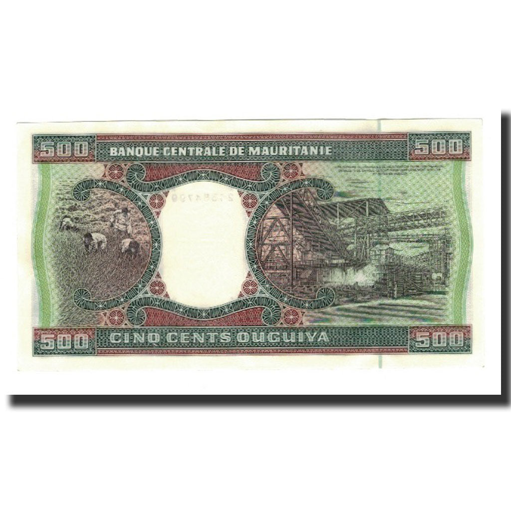 Billet, Mauritanie, 500 Ouguiya, 2001-11-28, KM:8b, NEUF