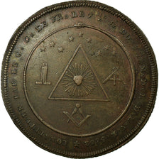 France, Token, Masonic, Loge de la Parfaite Réunion, Orient de Paris, 1802