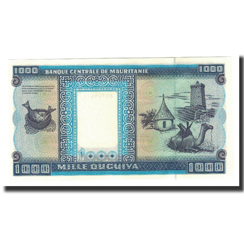 Banconote, Mauritania, 1000 Ouguiya, KM:9a, 1999-11-28, FDS