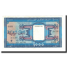 Mauritania, 1000 Ouguiya, KM:7a, 1974-11-28, UNC(64)