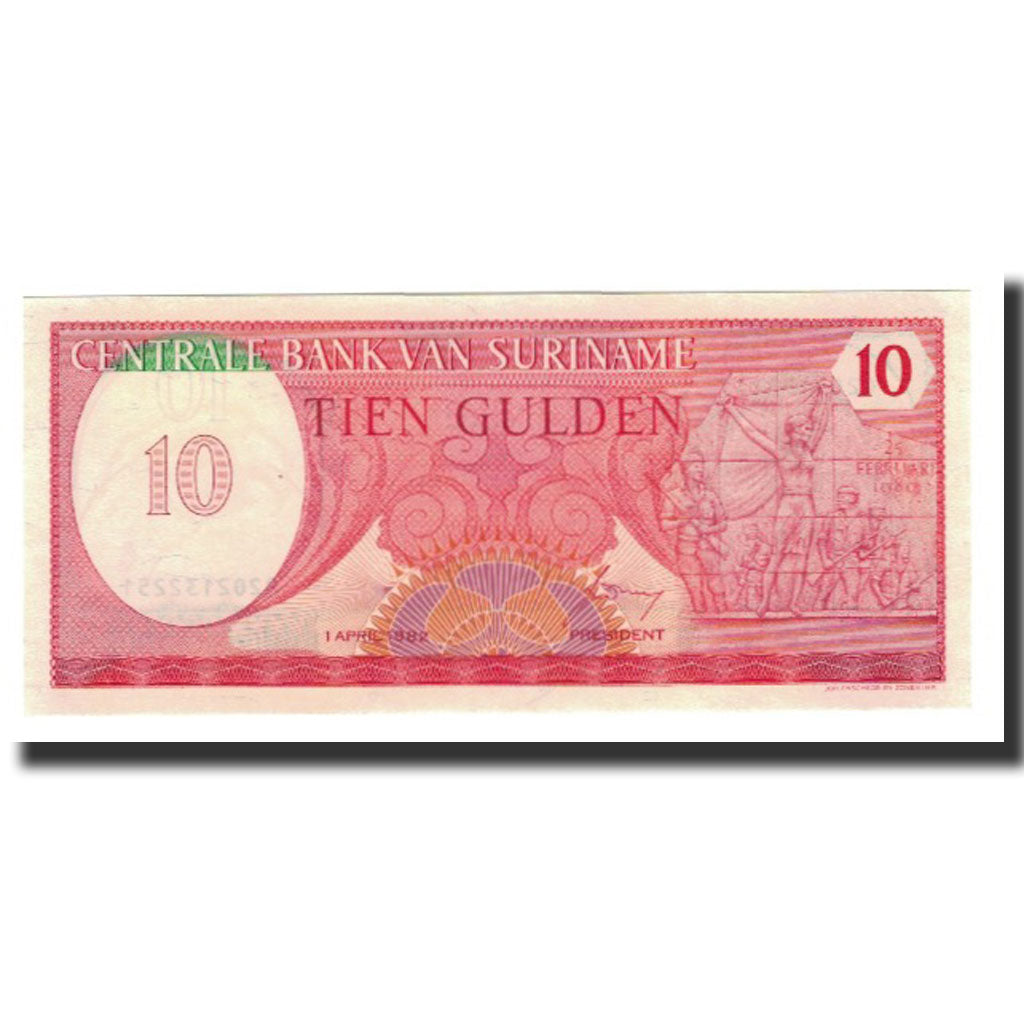 Banknote, Surinam, 10 Gulden, 1982-04-01, KM:126, UNC(65-70)