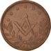 France, Masonic, Token, AU(50-53), Copper, Labouret #105, 11.36