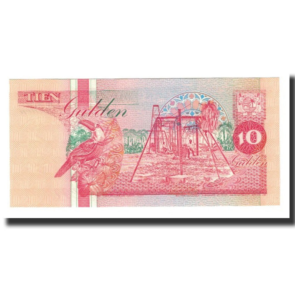 Biljet, Suriname, 10 Gulden, 1991-07-09, KM:137a, NIEUW