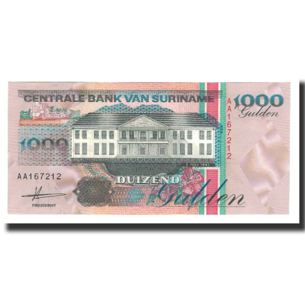 Banknote, Surinam, 1000 Gulden, 1993-07-01, KM:141a, UNC(65-70)