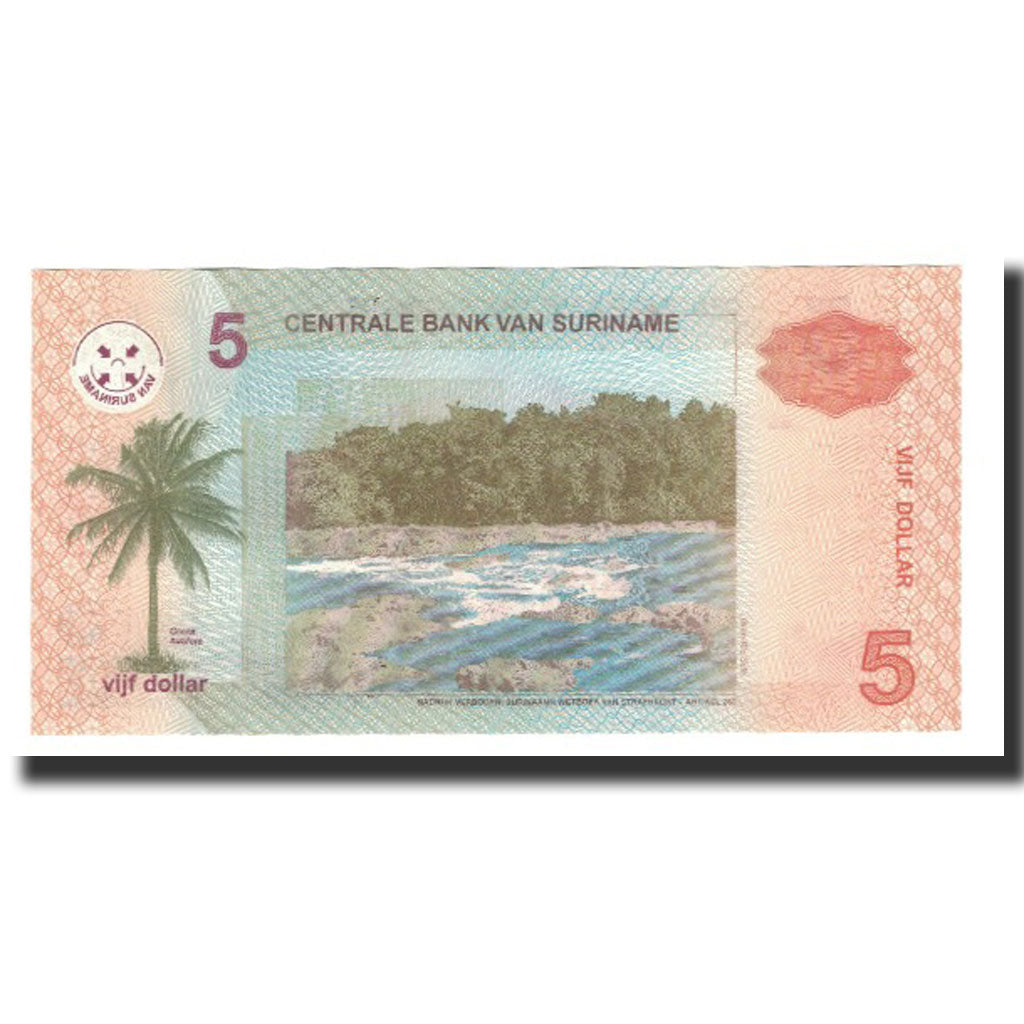 Surinam, 5 Dollars, 2004-01-01, KM:157a, UNC(65-70)