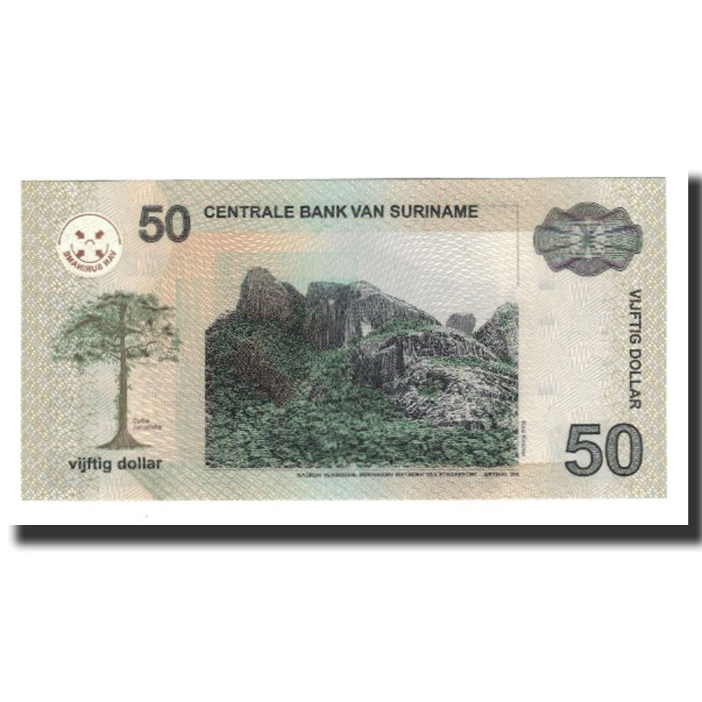 Banknote, Surinam, 50 Dollars, 2004-01-01, KM:160, UNC(65-70)