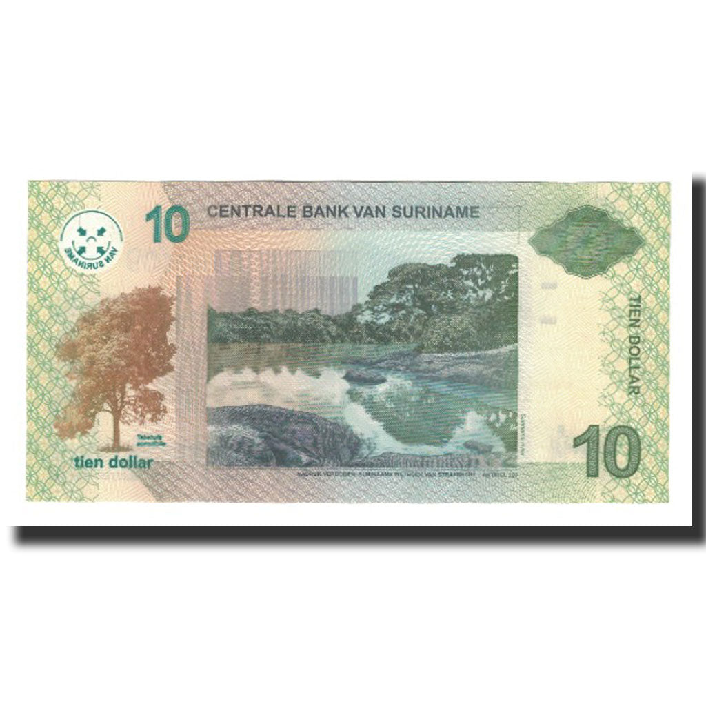 Surinam, 10 Dollars, 2004-01-01, KM:158, UNC(65-70)