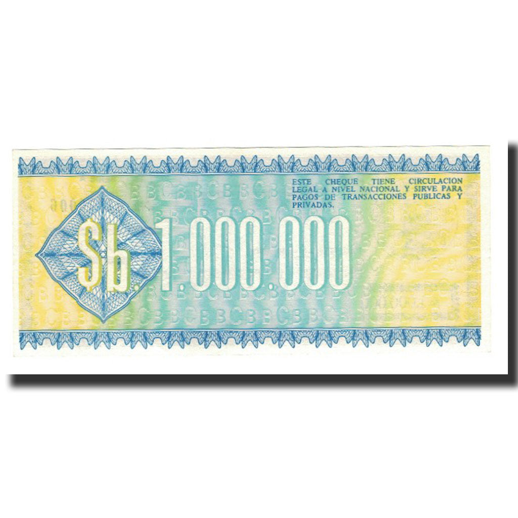 Bolivia, 1 Million Pesos Bolivianos, 1985-03-08, KM:190a, UNC(65-70)