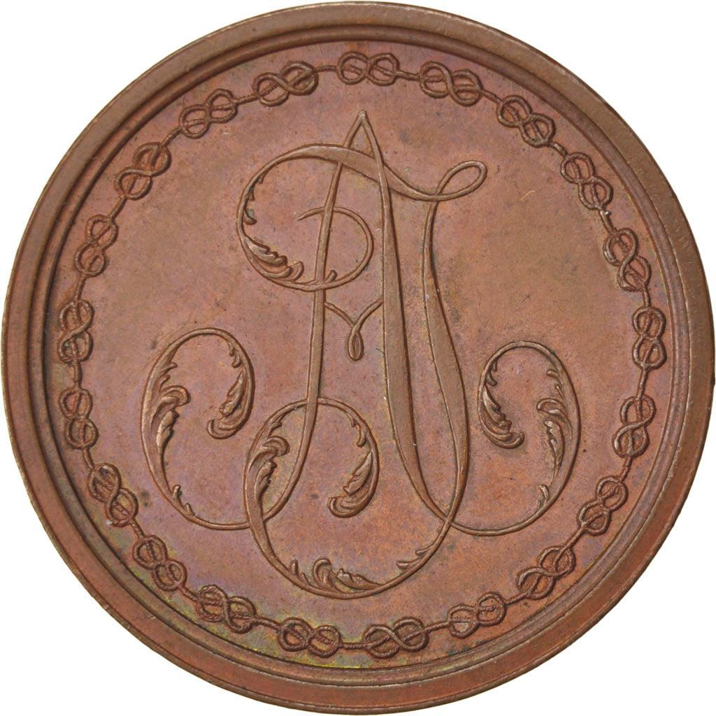 France, Masonic, Token, AU(55-58), Copper, Labouret #122, 9.08