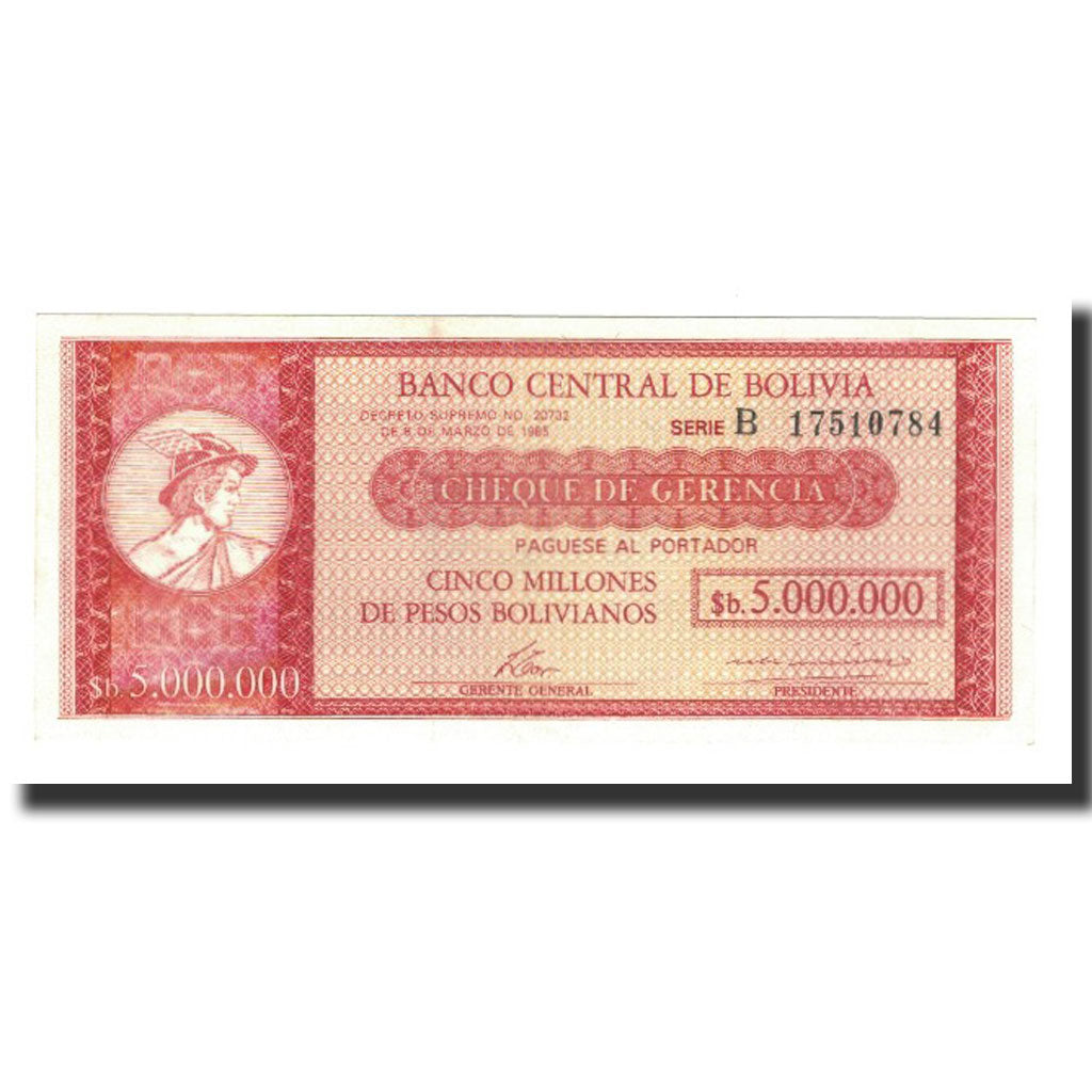 Bolivie, 5 Million Pesos Bolivianos, 1985-03-08, KM:191a, NEUF