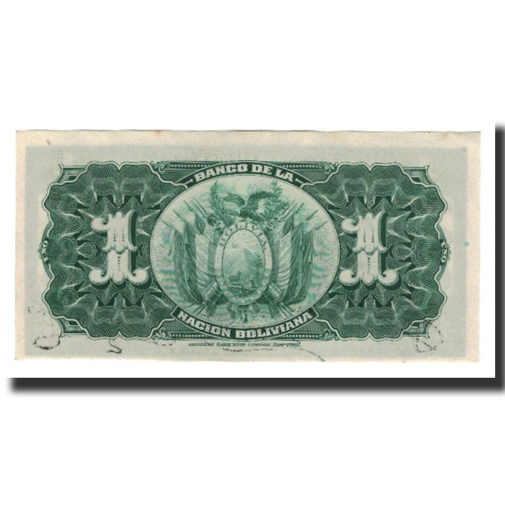 Bolivia, 1 Boliviano, 1911-05-11, KM:102b, UNC(64)