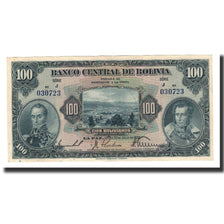 Banknote, Bolivia, 100 Bolivianos, L.1928, KM:125a, UNC(63)
