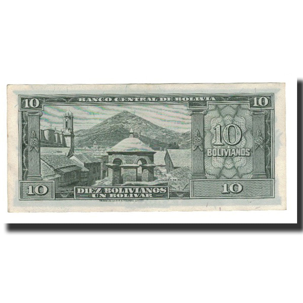 Bolivia, 10 Bolivianos, 1945, KM:139a, UNC(63)