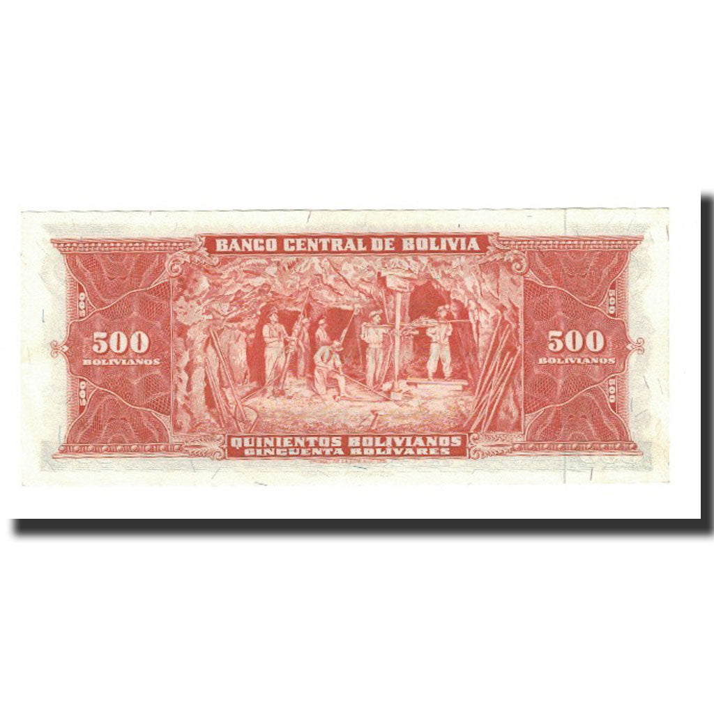 Bolivia, 500 Bolivianos, L.1945, KM:148, UNC(65-70)