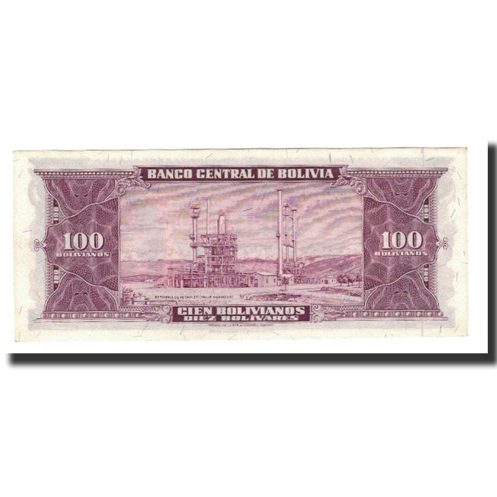 Banknote, Bolivia, 100 Bolivianos, L.1945, KM:147, UNC(65-70)