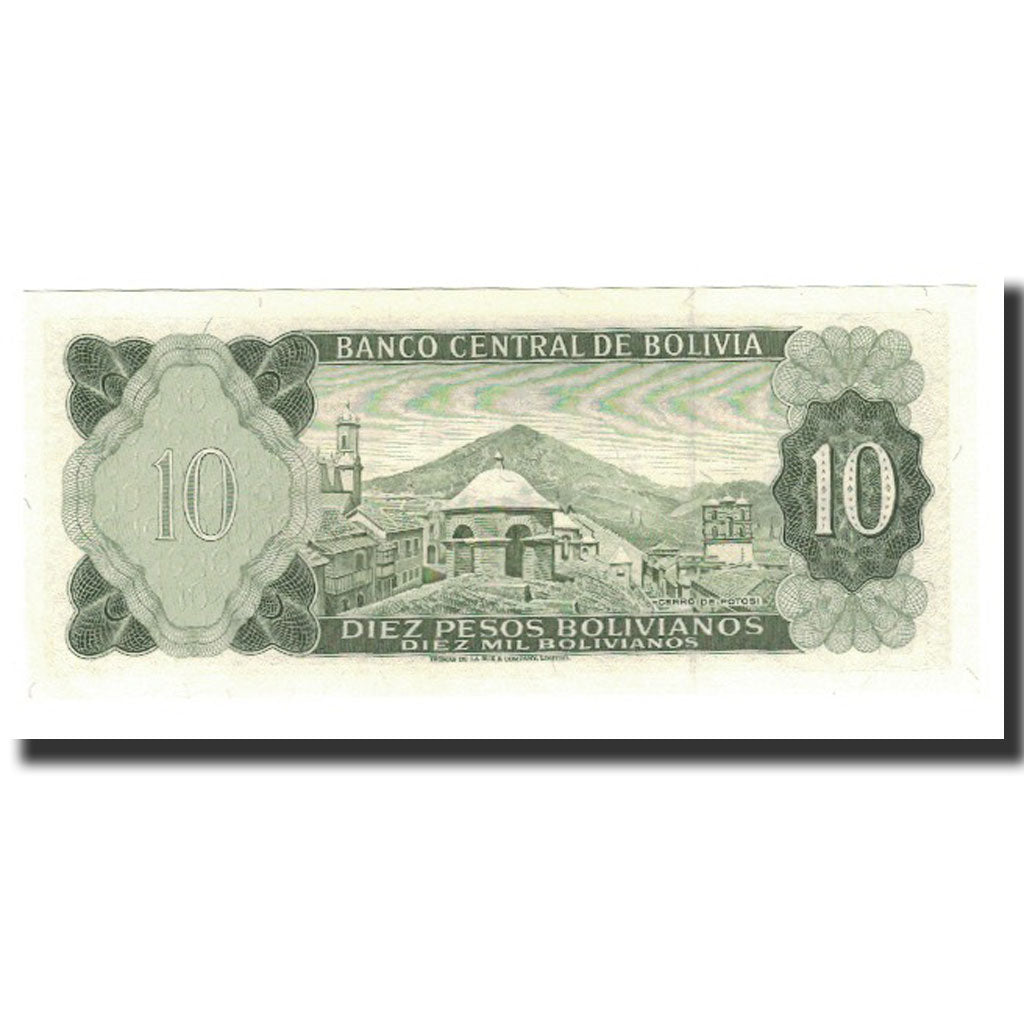 Billet, Bolivie, 10 Pesos Bolivianos, 1962-07-13, KM:154a, NEUF