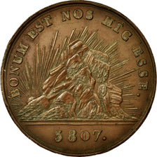 France, Token, Masonic, 1807, AU(55-58), Copper, Labouret:186