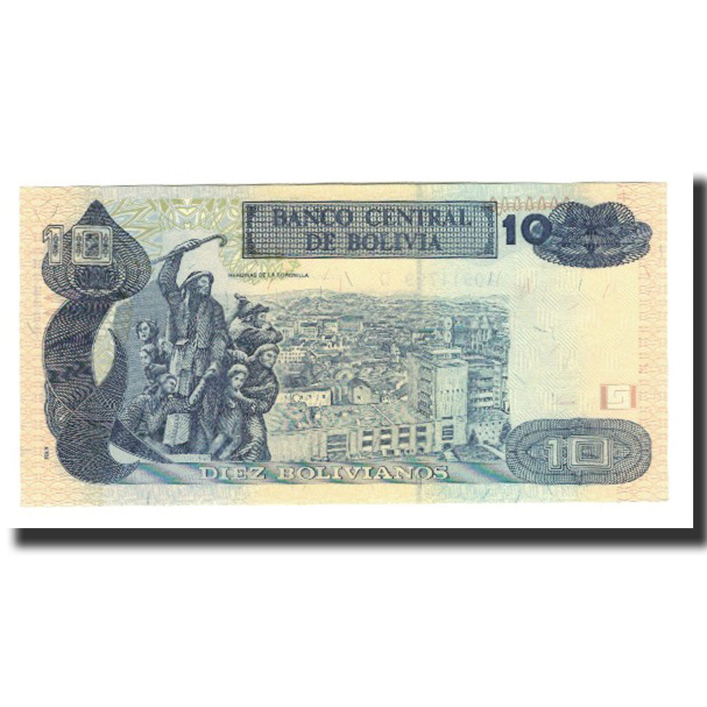 Bolivia, 10 Bolivianos, L.1986, KM:218, UNC(65-70)