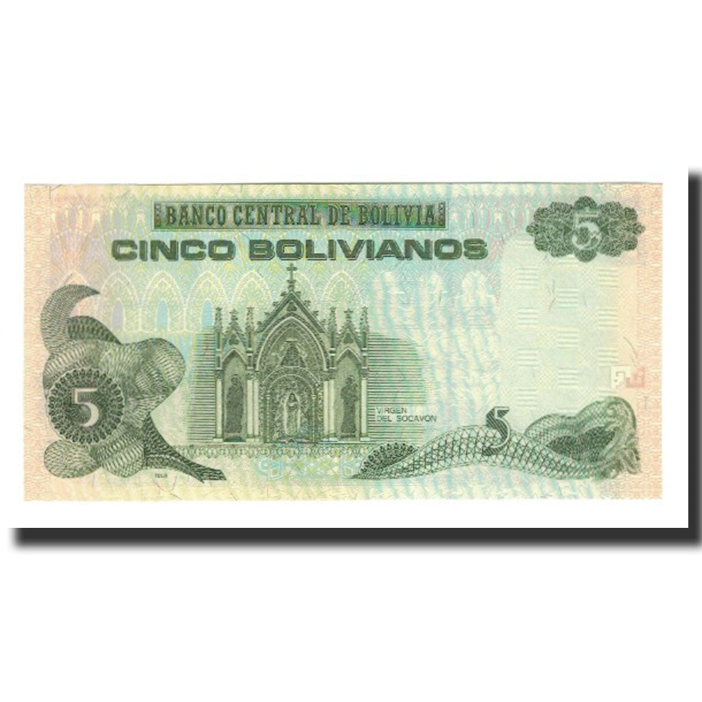 Bolivia, 5 Bolivianos, L.1986, KM:215a, UNC(65-70)