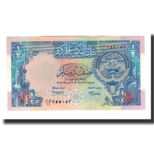 Banknote, Kuwait, 1/2 Dinar, L.1968, KM:18, UNC(65-70)