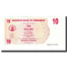 Banknot, Zimbabwe, 10 Dollars, 2006, KM:39, UNC(65-70)