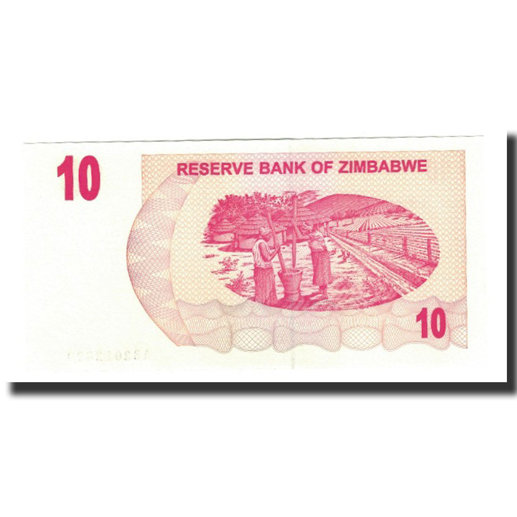 Banknote, Zimbabwe, 10 Dollars, 2006, KM:39, UNC(65-70)