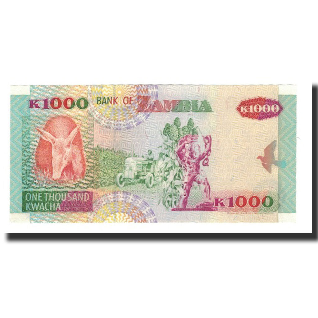 Zambia, 1000 Kwacha, 1992, KM:40a, UNC(65-70)