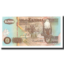 Biljet, Zambia, 500 Kwacha, 1992, KM:39a, NIEUW