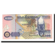Billet, Zambie, 100 Kwacha, 2001, KM:38c, NEUF
