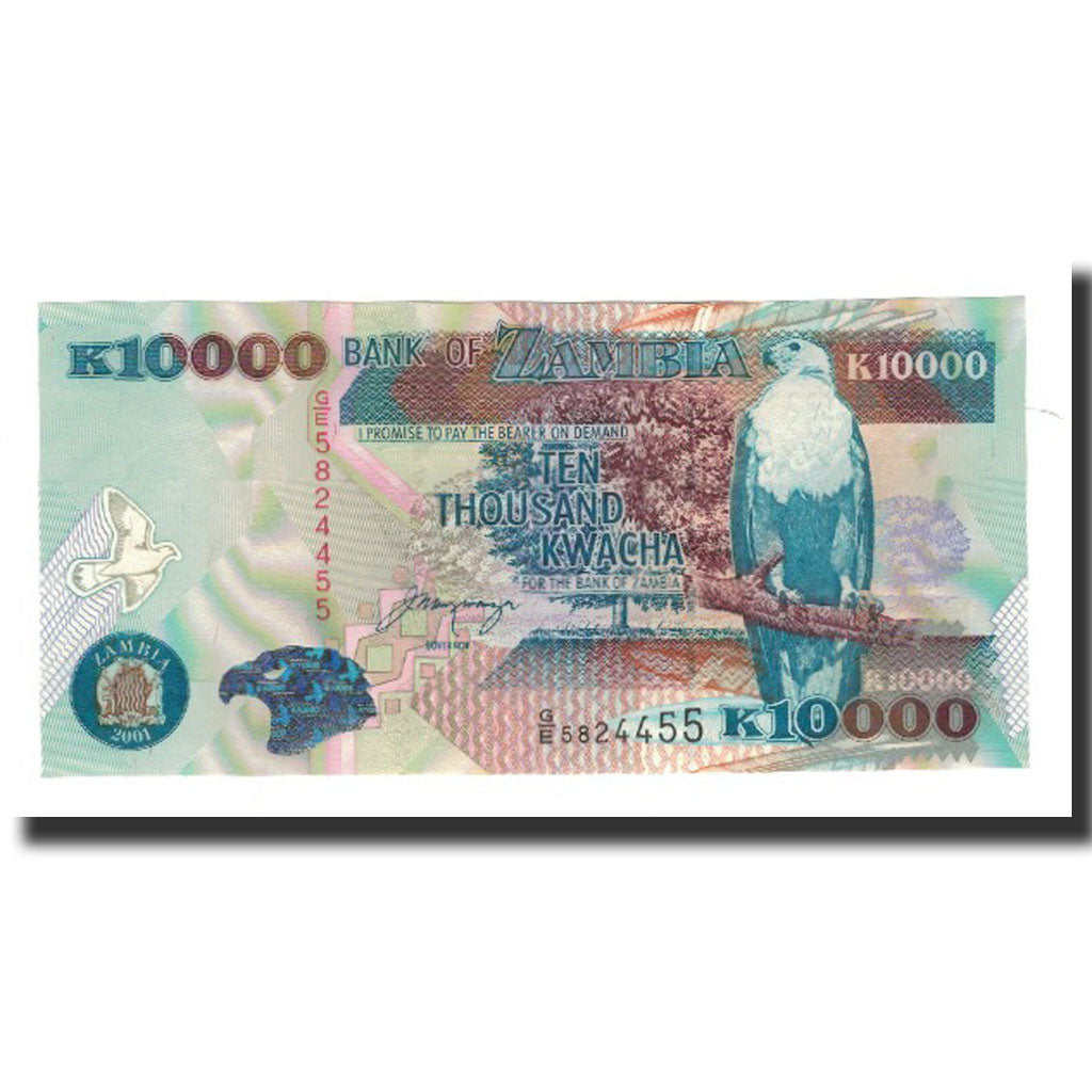 Zambia, 10,000 Kwacha, 2001, KM:42b, UNC(65-70)