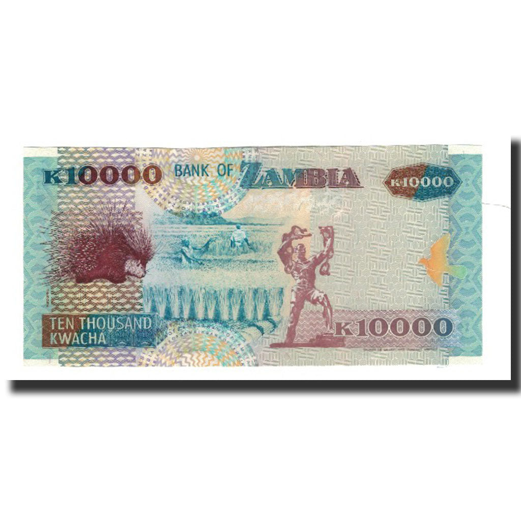 Zambia, 10,000 Kwacha, 2001, KM:42b, UNC(65-70)