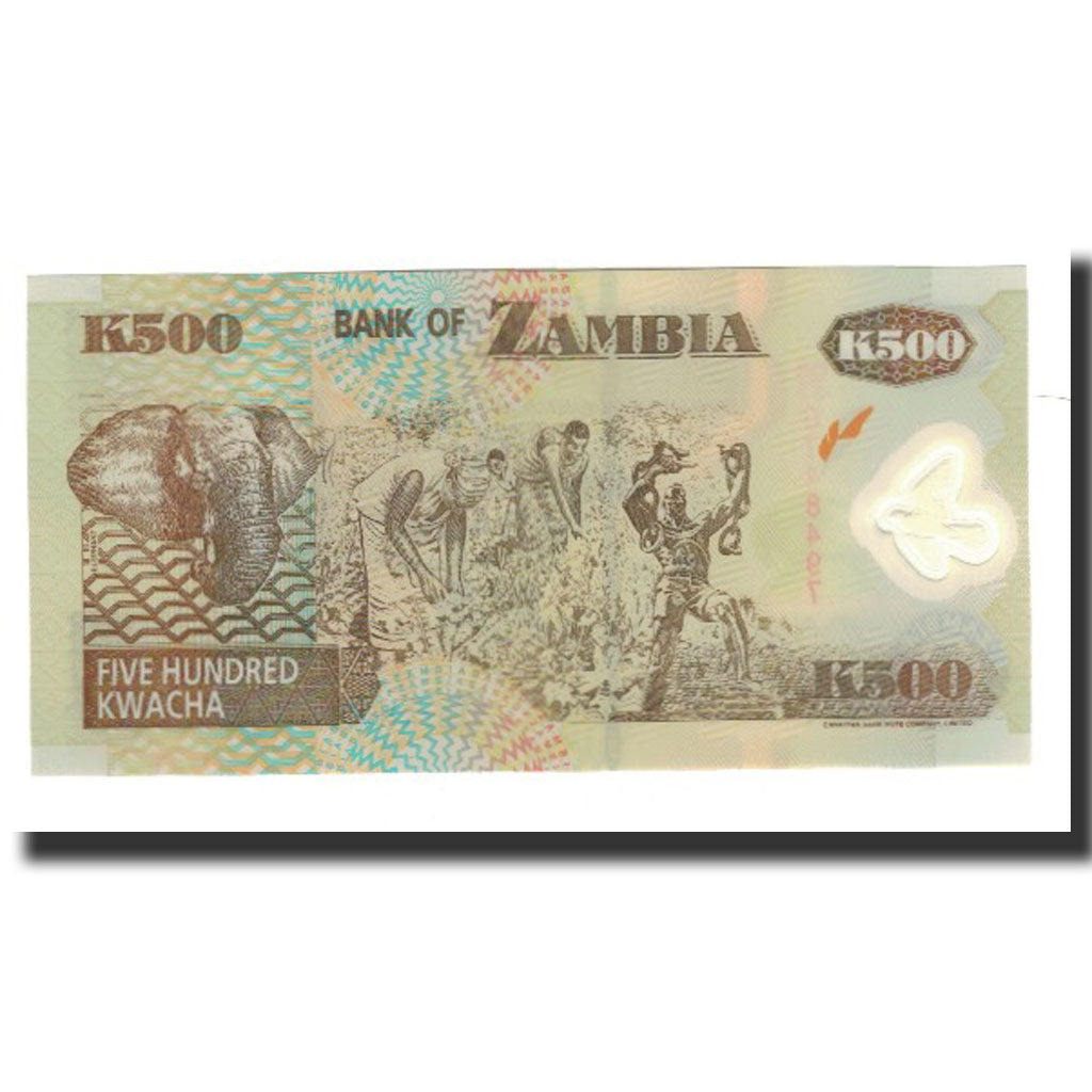Banknote, Zambia, 500 Kwacha, 2003, KM:39d, UNC(65-70)