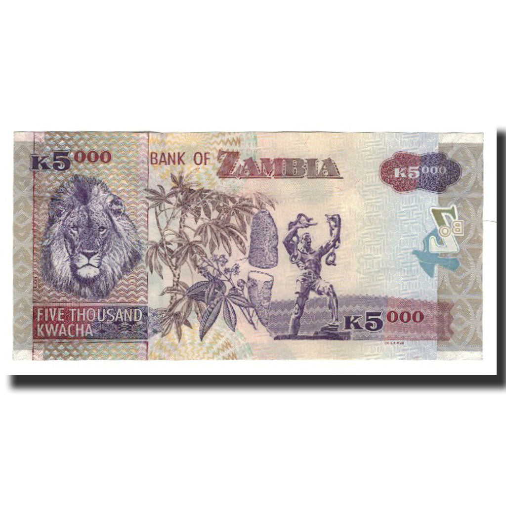 Zambia, 5000 Kwacha, 2003, KM:45a, UNC(65-70)
