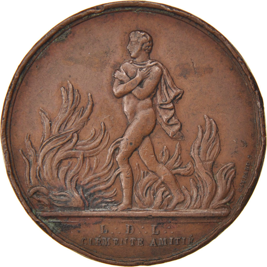 France, Masonic, Token, AU(50-53), Copper, Labouret #165, 9.24