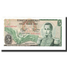 Banknote, Colombia, 5 Pesos Oro, 1980-01-01, KM:406f, UNC(65-70)