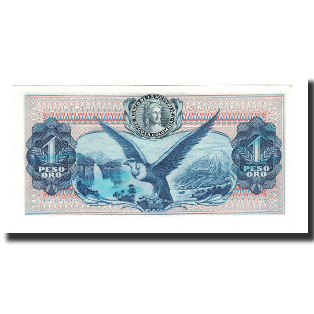 Banknote, Colombia, 1 Peso Oro, 1972-07-20, KM:404e, UNC(65-70)