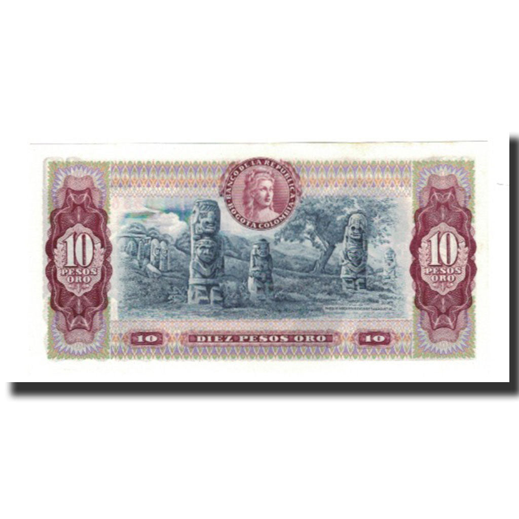 Banknote, Colombia, 10 Pesos Oro, 1980-08-07, KM:407h, UNC(65-70)