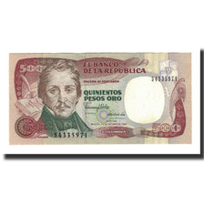 Biljet, Colombia, 500 Pesos Oro, 1990-10-12, KM:431, NIEUW