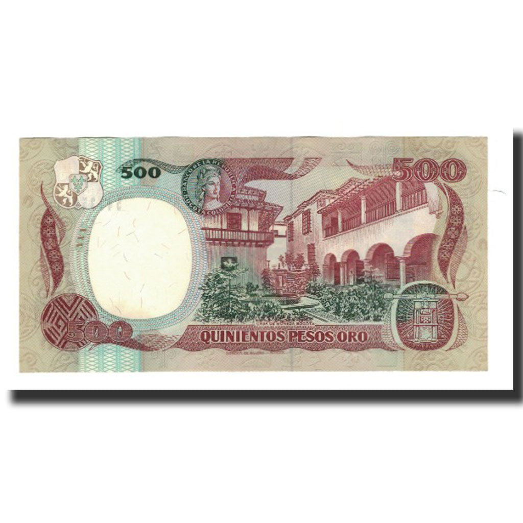 Banknote, Colombia, 500 Pesos Oro, 1990-10-12, KM:431, UNC(65-70)