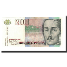 Geldschein, Kolumbien, 2000 Pesos, 1997-05-06, KM:445b, UNZ