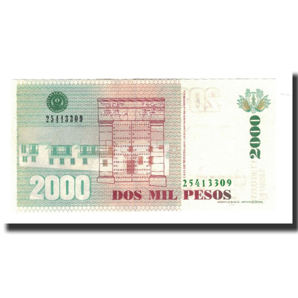 Billete, 2000 Pesos, Colombia, KM:445b, 1997-05-06, UNC