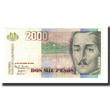 Banconote, Colombia, 2000 Pesos, KM:451a, 2000-10-12, FDS