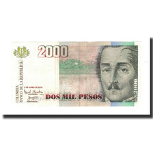Banknote, Colombia, 2000 Pesos, 2003-06-02, KM:451g, UNC(65-70)